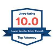 Avvo Rating 10.0 — Top Attorney, Lauren Jennifer Cutuly Campoli
